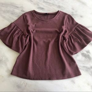 Express Ruffle Sleeve Top
